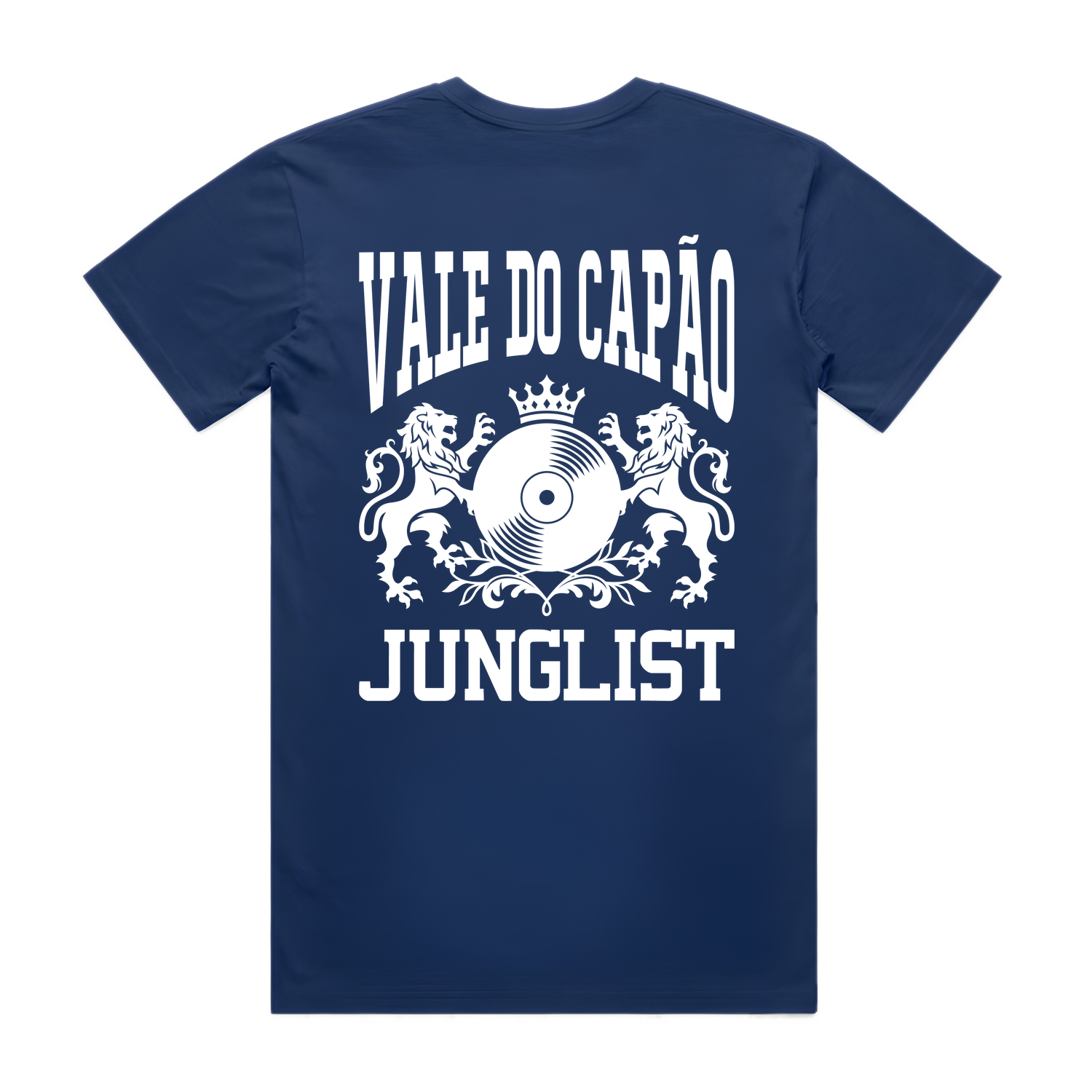 Mens VALE DO CAPÃO JUNGLIST Tee - Cobalt Blue (back)