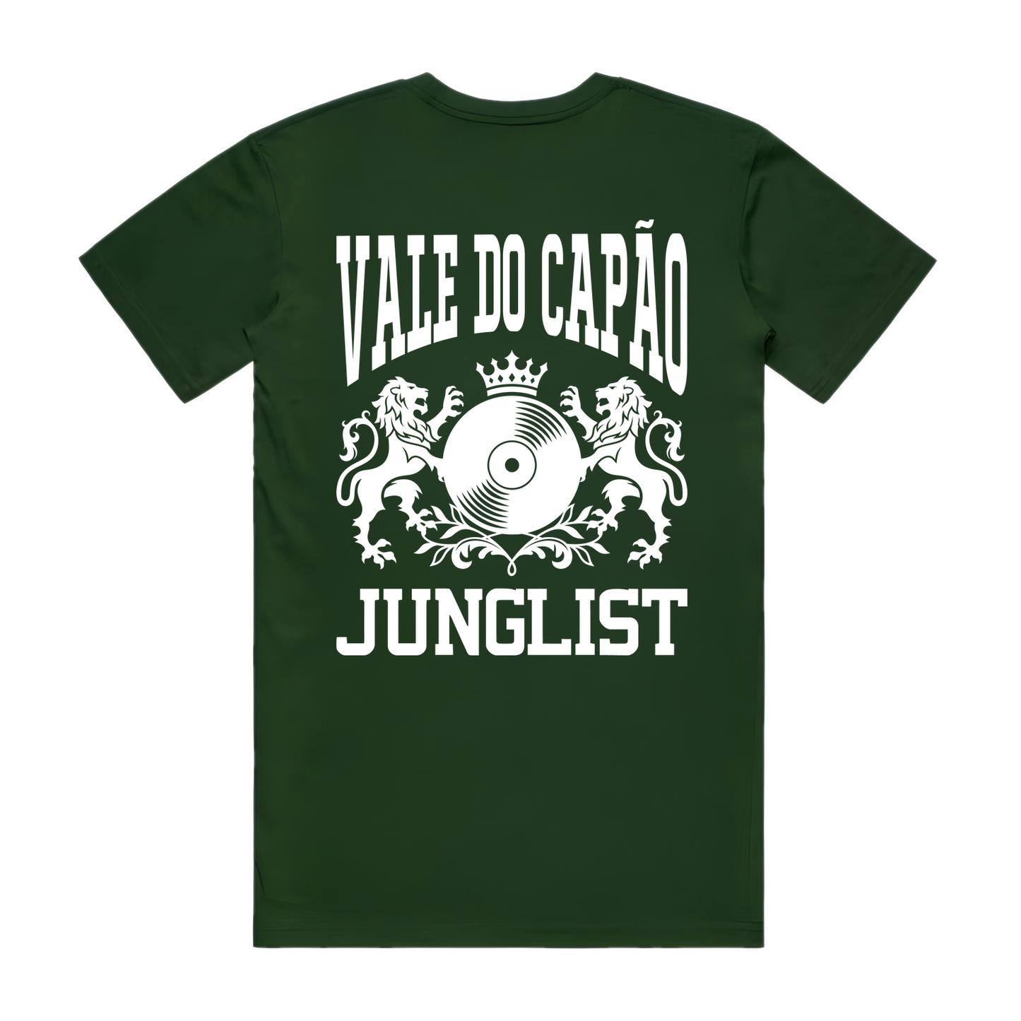 Mens VALE DO CAPÃO JUNGLIST Tee - Forest Green (back)