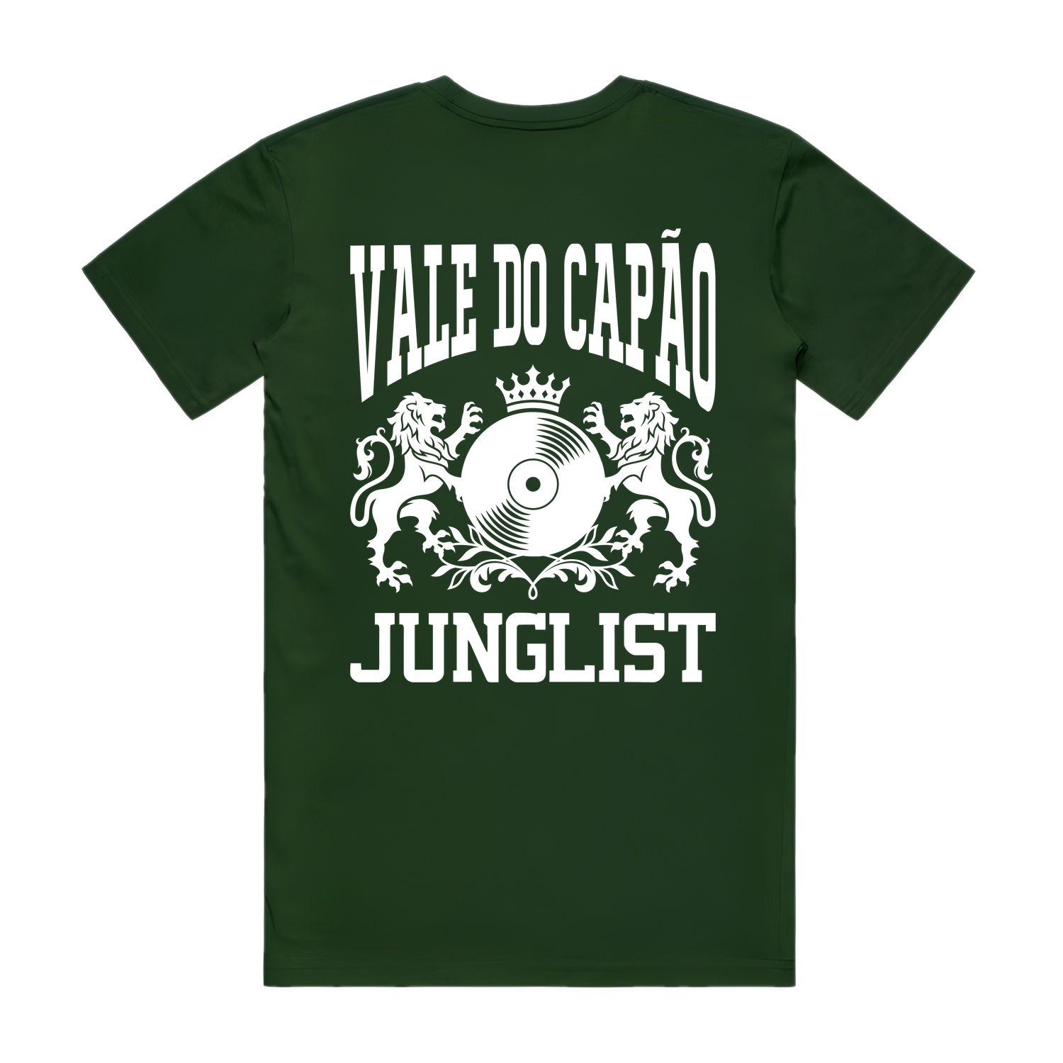 Mens VALE DO CAPÃO JUNGLIST Tee - Forest Green (back)