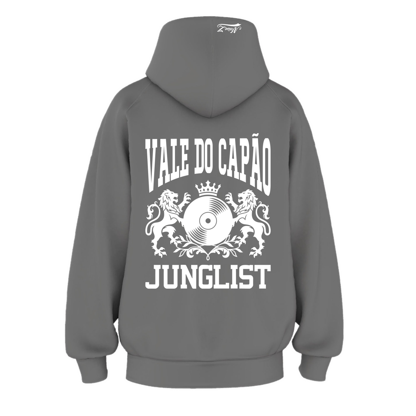 Womens VALE DO CAPÃO JUNGLIST Hoodie - Shadow (back)