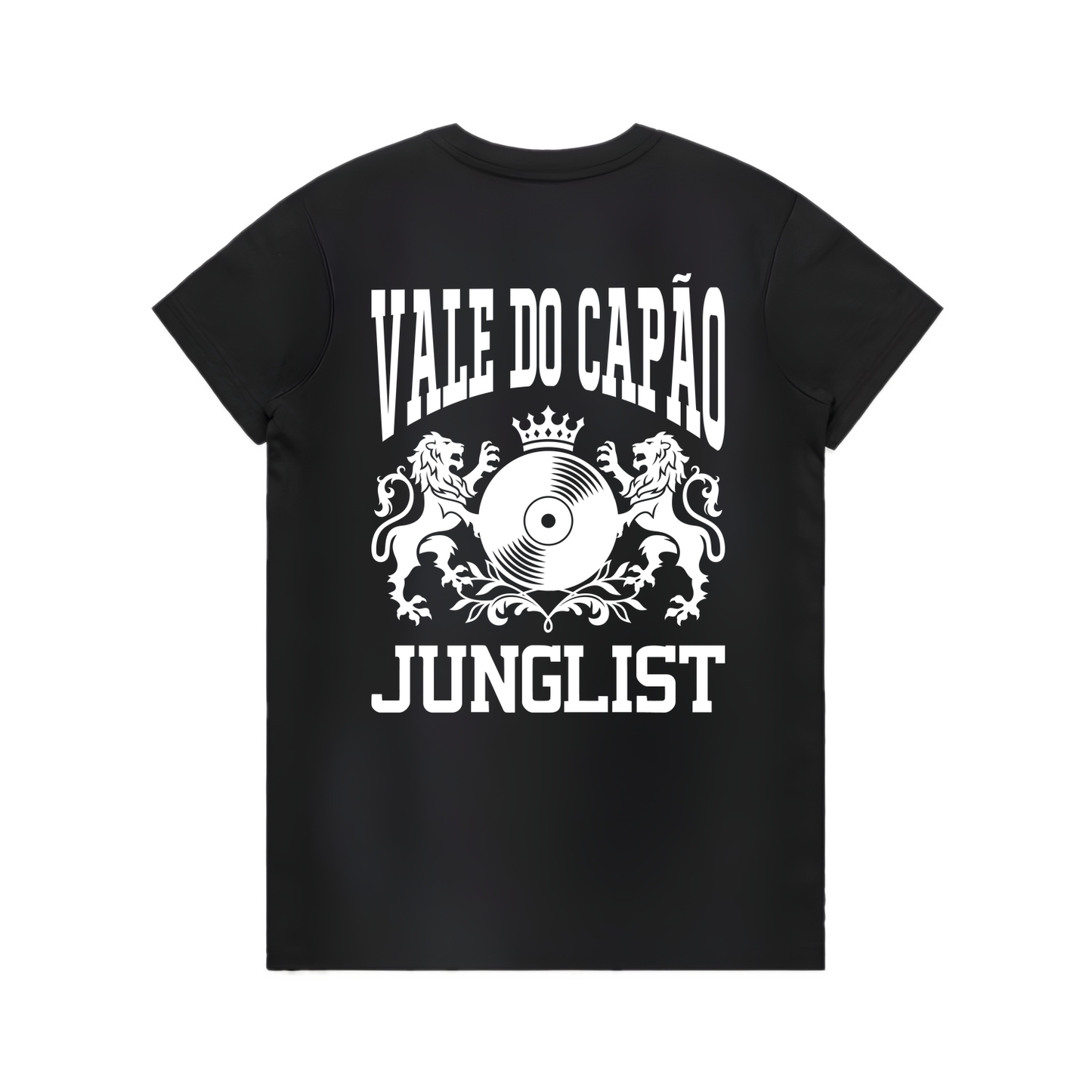 Womens VALE DO CAPÃO JUNGLIST Tee - Black (back)