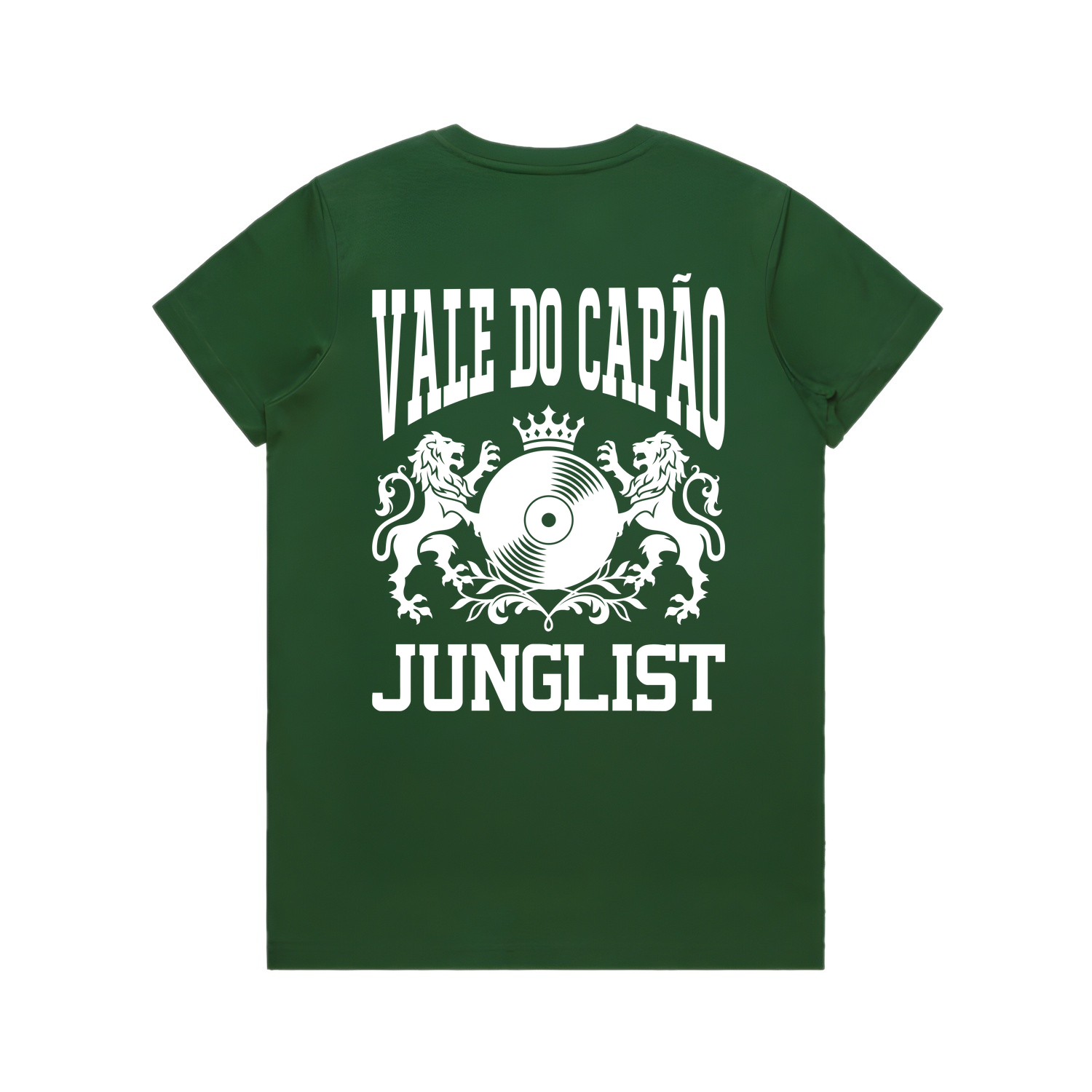 Womens VALE DO CAPÃO JUNGLIST Tee - Forest Green (back)