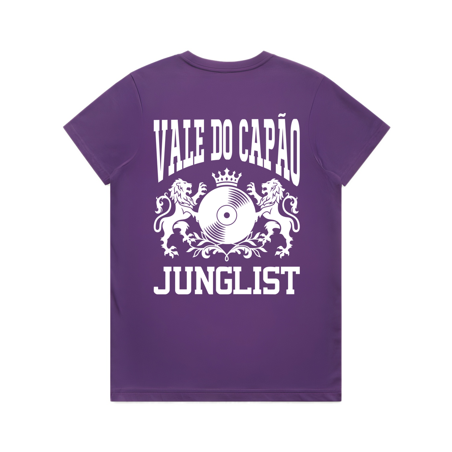 Womens VALE DO CAPÃO JUNGLIST Tee - Purple (back)