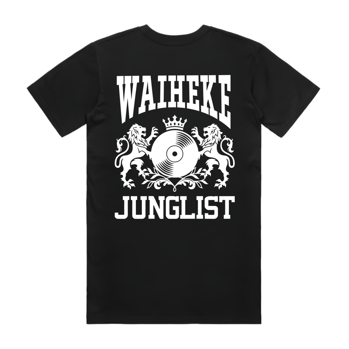 Mens WAIHEKE JUNGLIST Tee - Black (back)