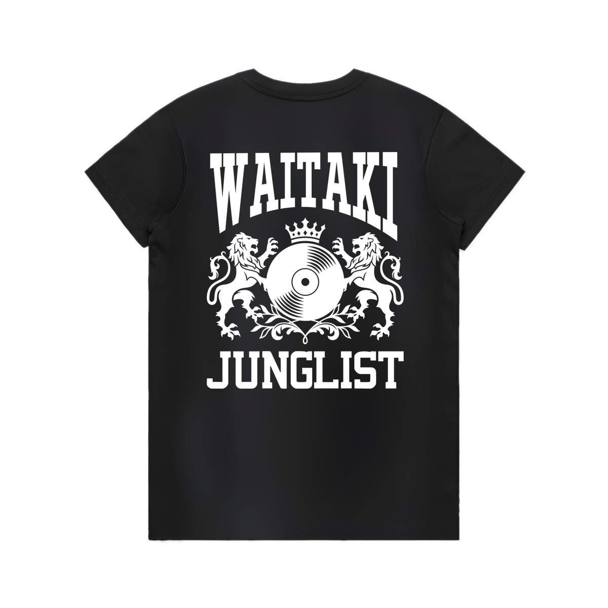 Womens WAITAKI JUNGLIST Tee - Black (back)