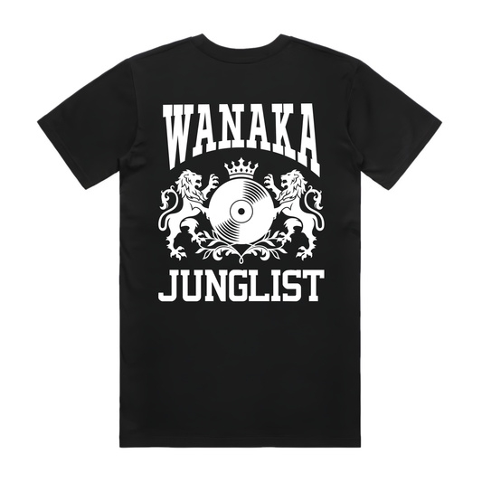 Mens WANAKA JUNGLIST Tee - Black (back)
